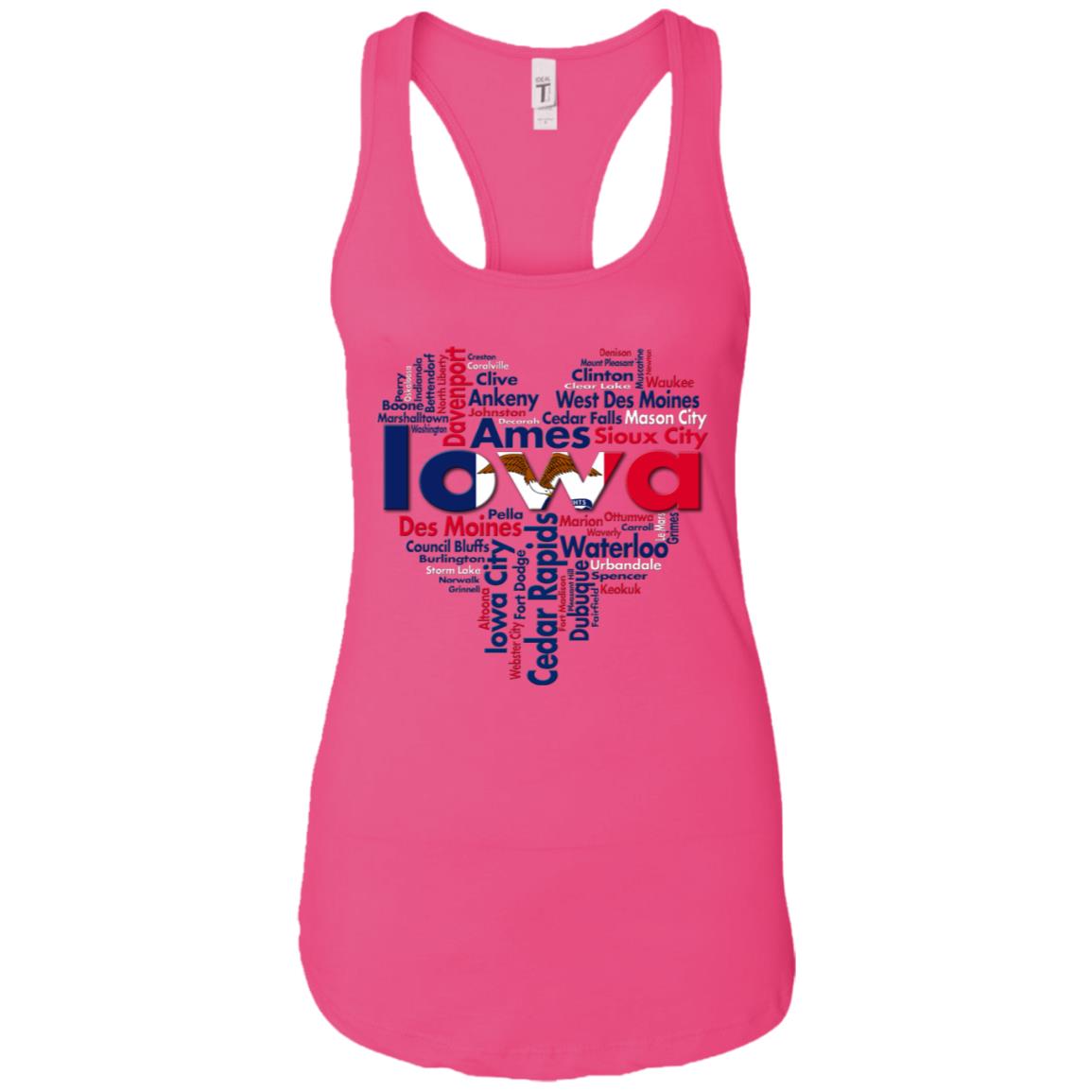 Iowa City Heart T- Shirt - T-shirt Teezalo