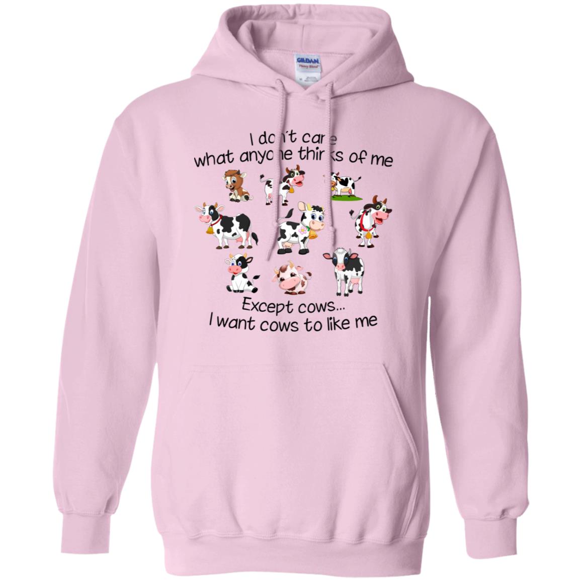 I Want Cows To Like Me Hoodie - Hoodie Teezalo