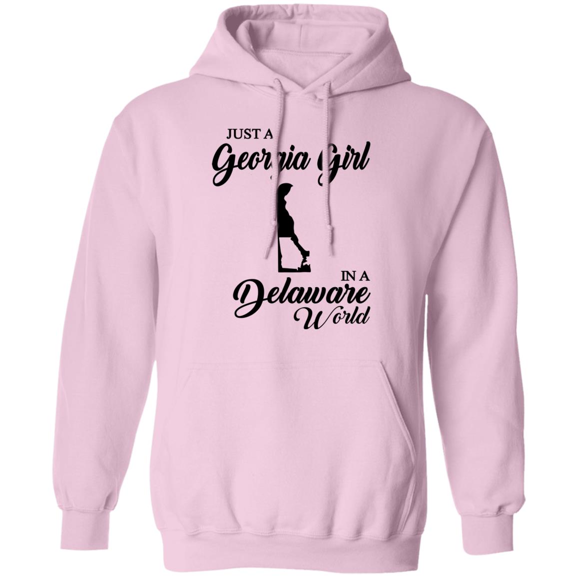 Just A Georgia Girl In A Delaware World T-Shirt - T-Shirt Teezalo