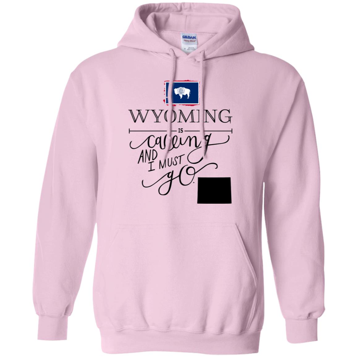 Wyoming Is Calling And I Must Go T-Shirt - T-shirt Teezalo