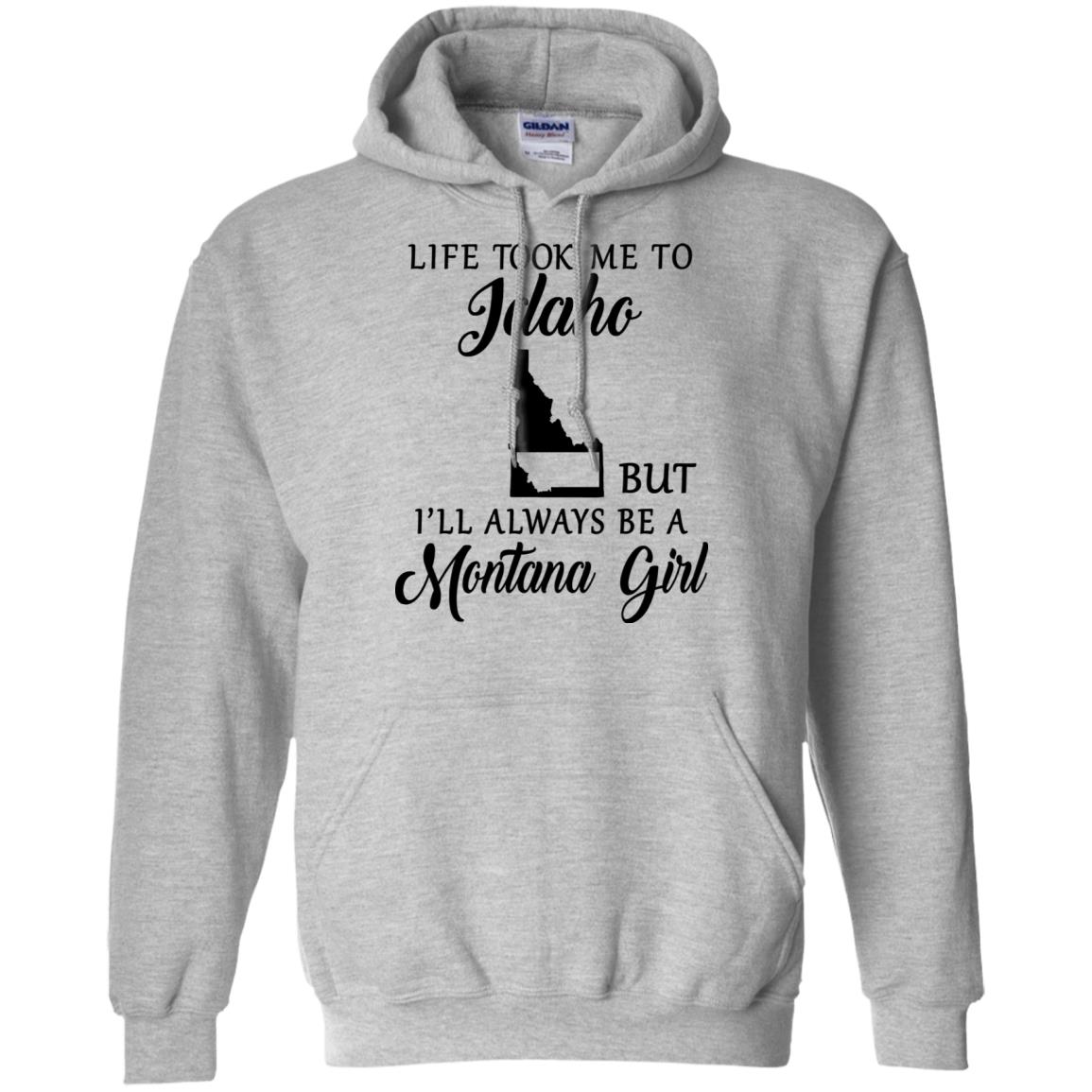 Montana Girl Life Took Me To Idaho T-Shirt - T-shirt Teezalo