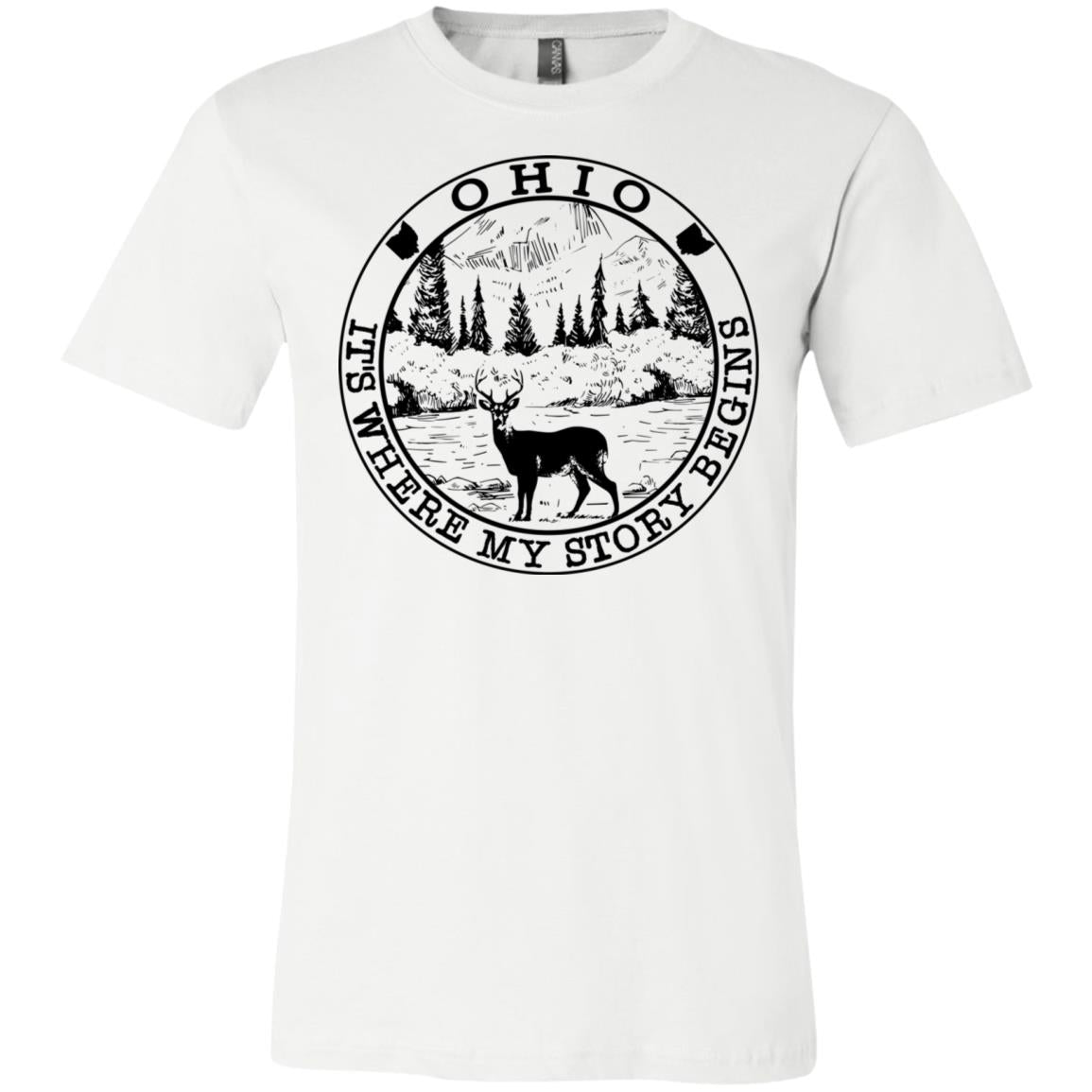 Ohio It's Where My Story Begins Hoodie - Hoodie Teezalo