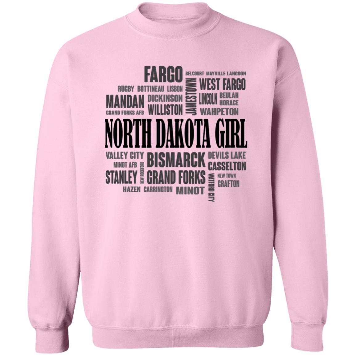 North Dakota Cities Map T Shirt - T-shirt Teezalo
