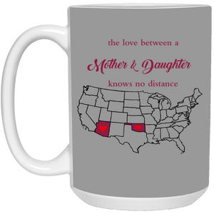 Arizona Oklahoma Love Mother Daughter Mug - Mug Teezalo