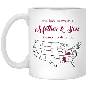 Mississippi Kentucky The Love Between Mother And Son Mug - Mug Teezalo