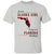 Just An Alaska Girl Living In A Florida World T-shirt - T-shirt Born Live Plaid Red Teezalo