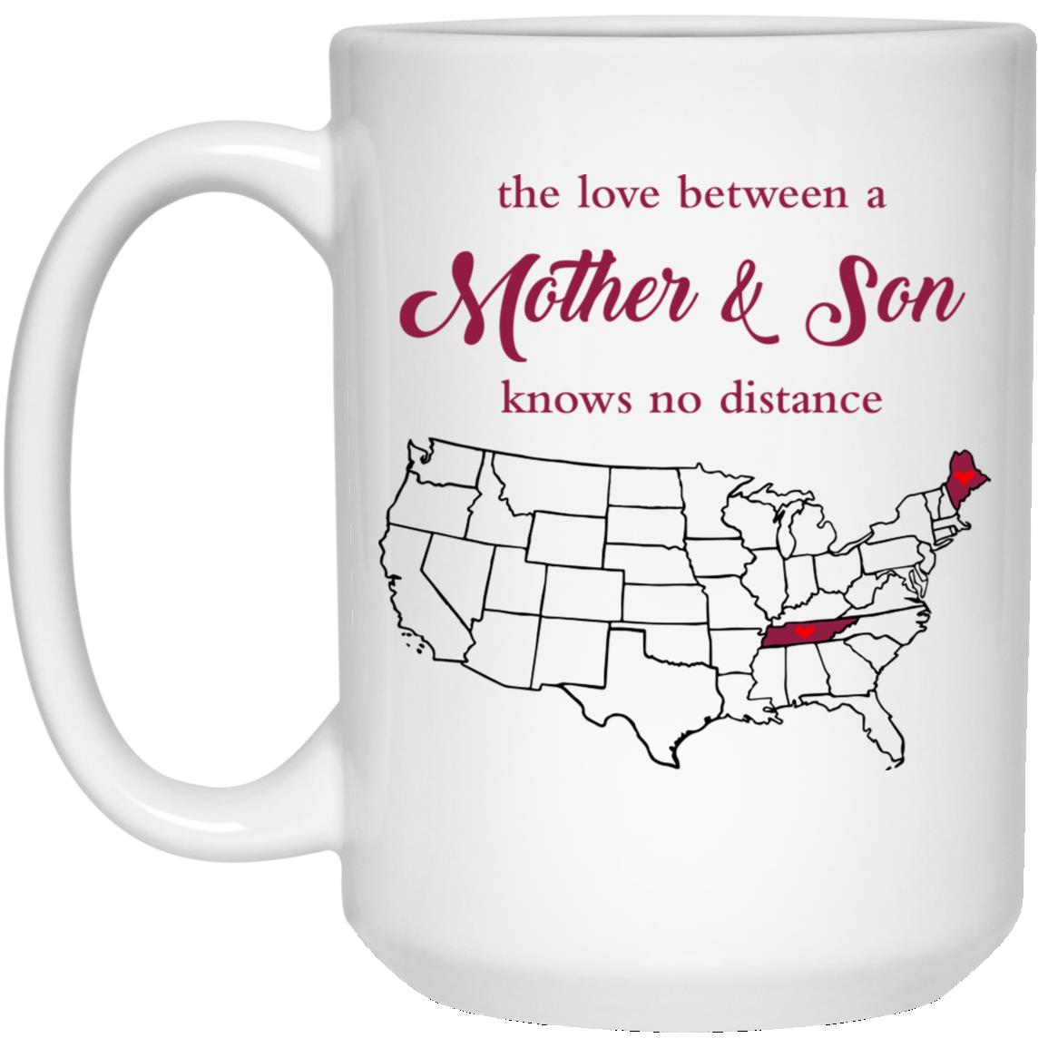 Tennessee Maine The Love Between Mother And Son Mug - Mug Teezalo