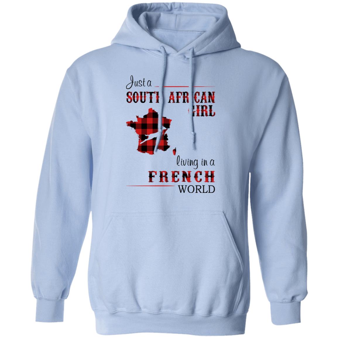 South African Girl Living In French World T-Shirt - T-shirt Teezalo