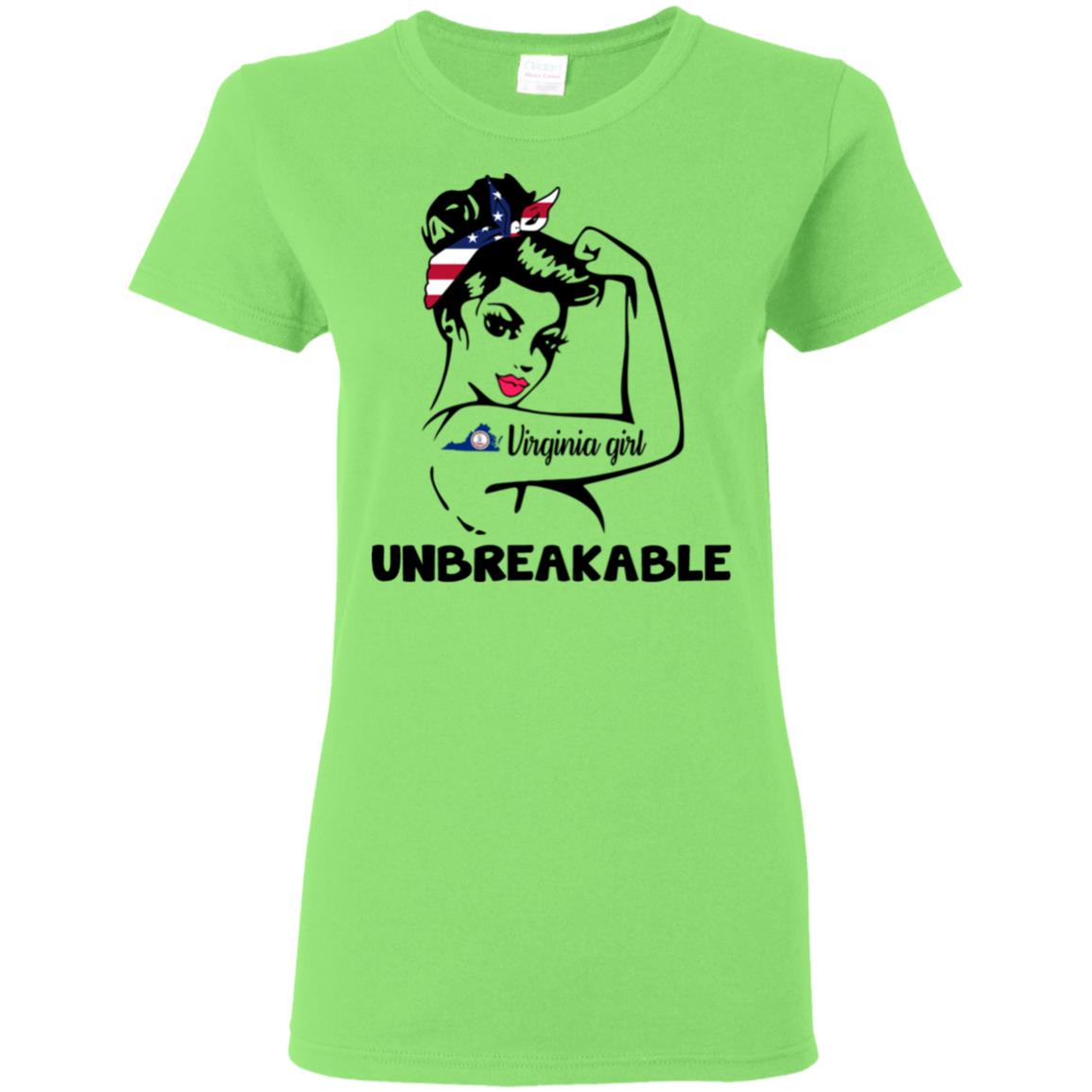 Virginia Girl Unbreakable T-Shirt - T-shirt Teezalo