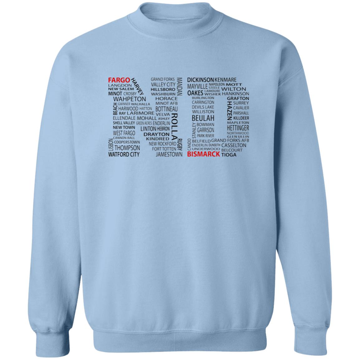 North Dakota Cities T Shirt - T-shirt Teezalo