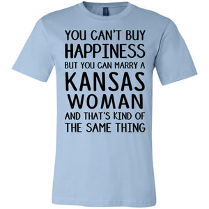 You Can Marry A Kansas Woman T-Shirt - T-shirt Teezalo