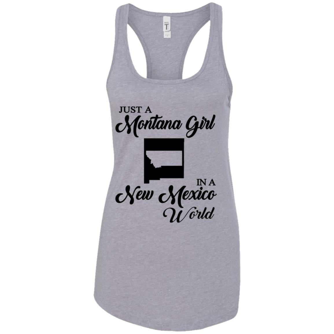 Just A Montana Girl In A New Mexico World T-Shirt - T-shirt Teezalo