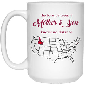Rhode Island Idaho The Love Between Mother And Son Mug - Mug Teezalo