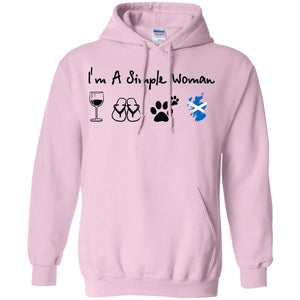 Scotland I'm Just A Simple Woman T-Shirt - Hoodie Teezalo