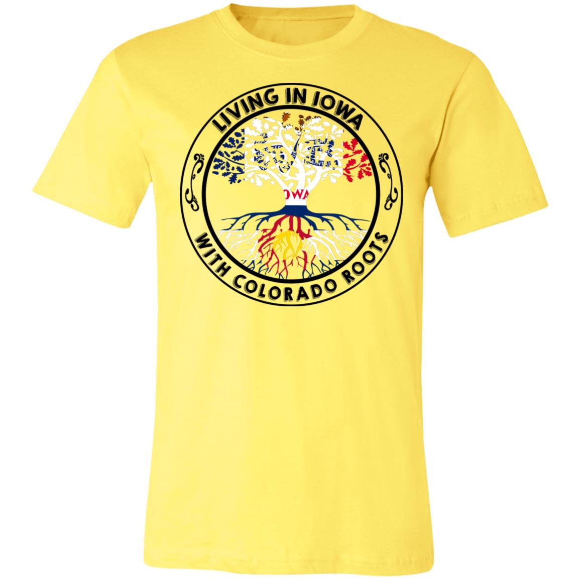 Living In Iowa With Colorado Roots Hoodie - Hoodie Teezalo