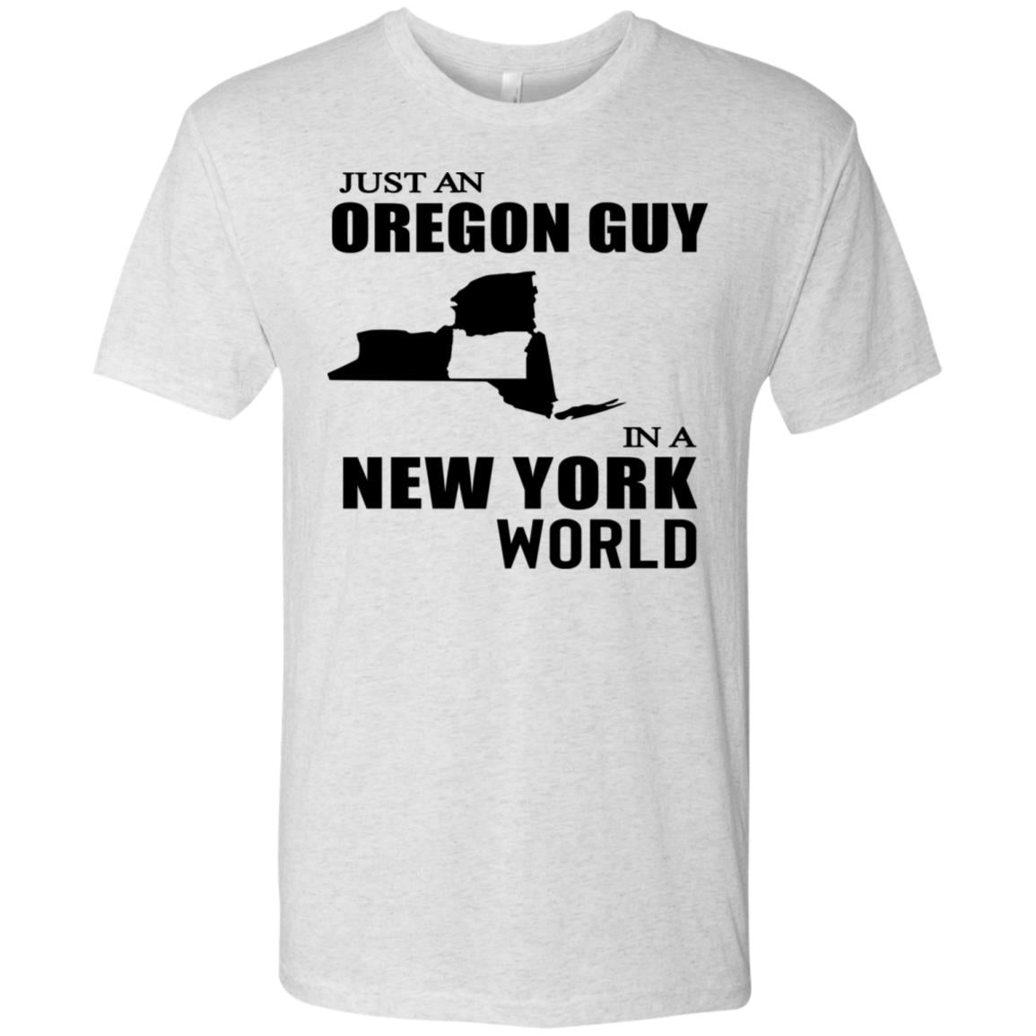 Just An Oregon Guy In A New York World Hoodie - Hoodie Teezalo