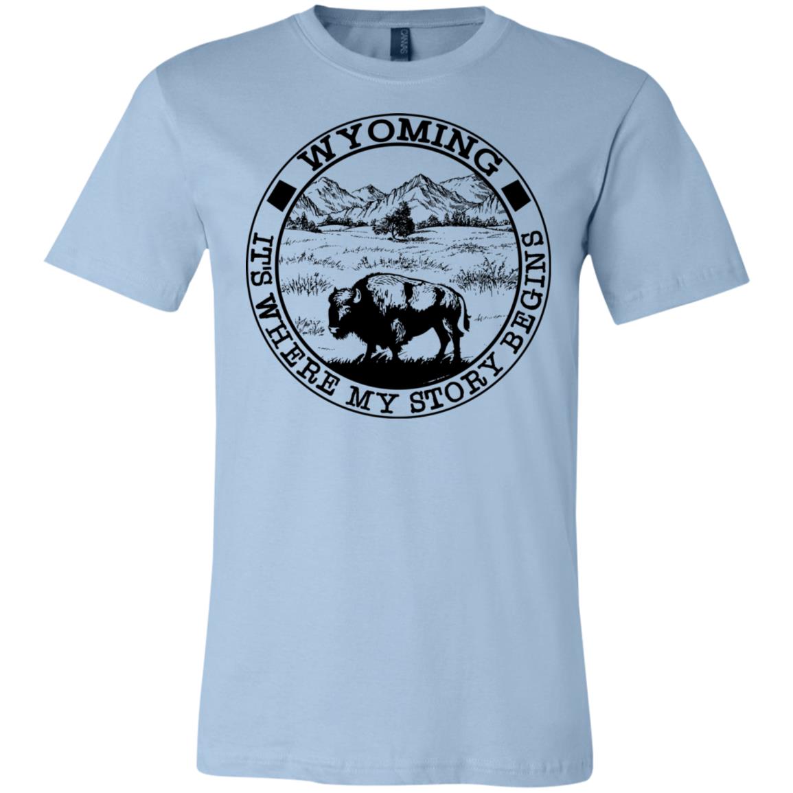 Wyoming It's Where My Story Begins Hoodie - Hoodie Teezalo