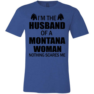 I'm The Husband Of A Montana Woman T-Shirt - T-shirt Teezalo
