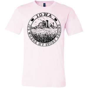 Iowa It's Where My Story Begins T- Shirt - T-shirt Teezalo