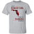 Just A Hawaii Girl Living In A Florida World T-shirt - T-shirt Teezalo