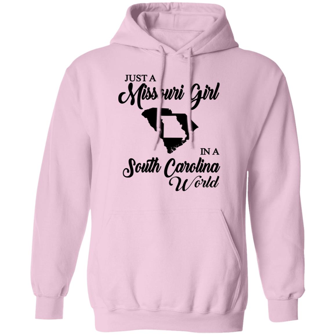 Just A Missouri Girl In A South Carolina World T-Shirt - T-shirt Teezalo