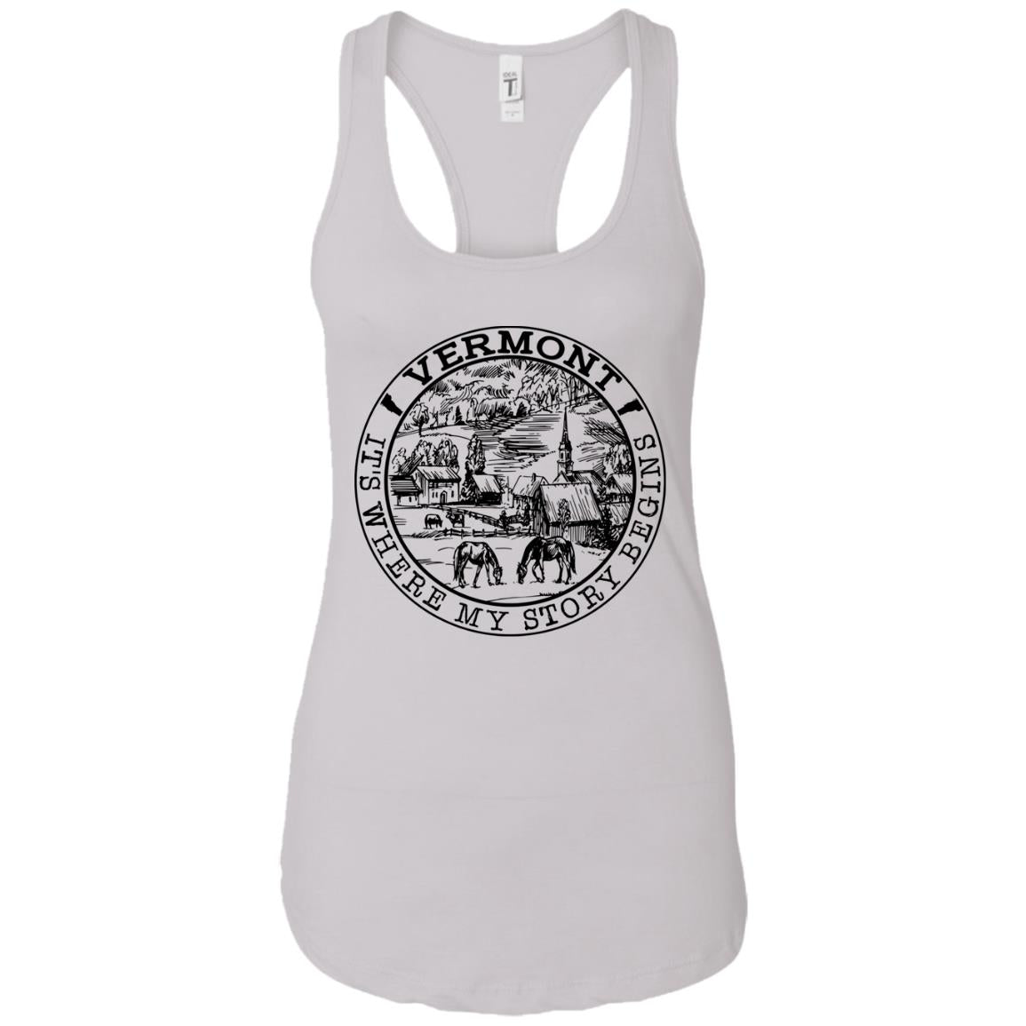 Vermont It's Where My Story Begins T-Shirt - T-shirt Teezalo