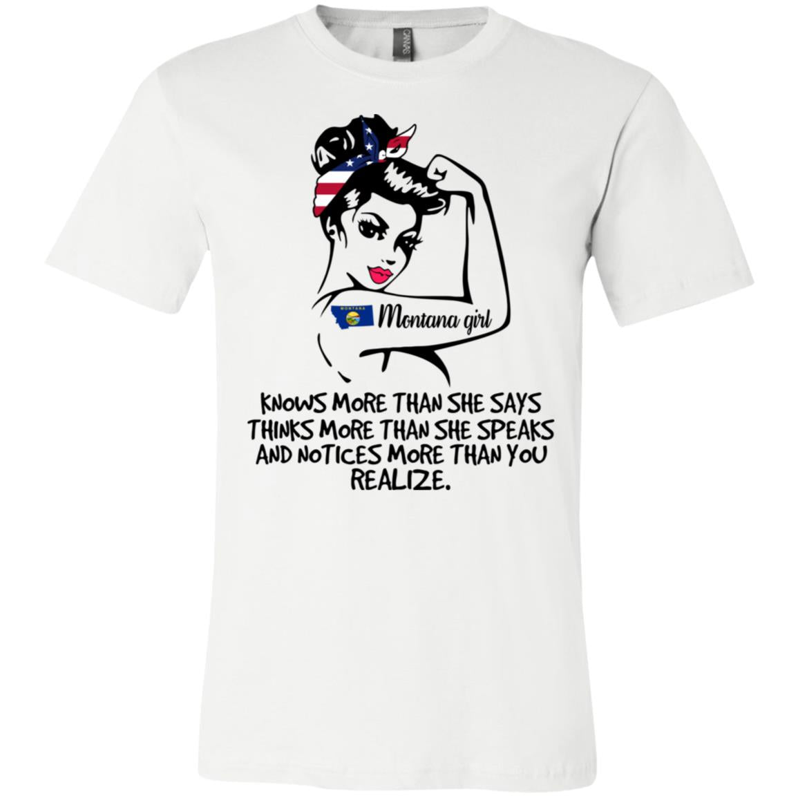 Montana Girl Knows More Than She Says Hoodie - Hoodie Teezalo