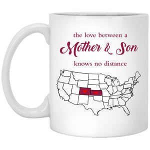Colorado Kansas The Love Between Mother And Son Mug - Mug Teezalo
