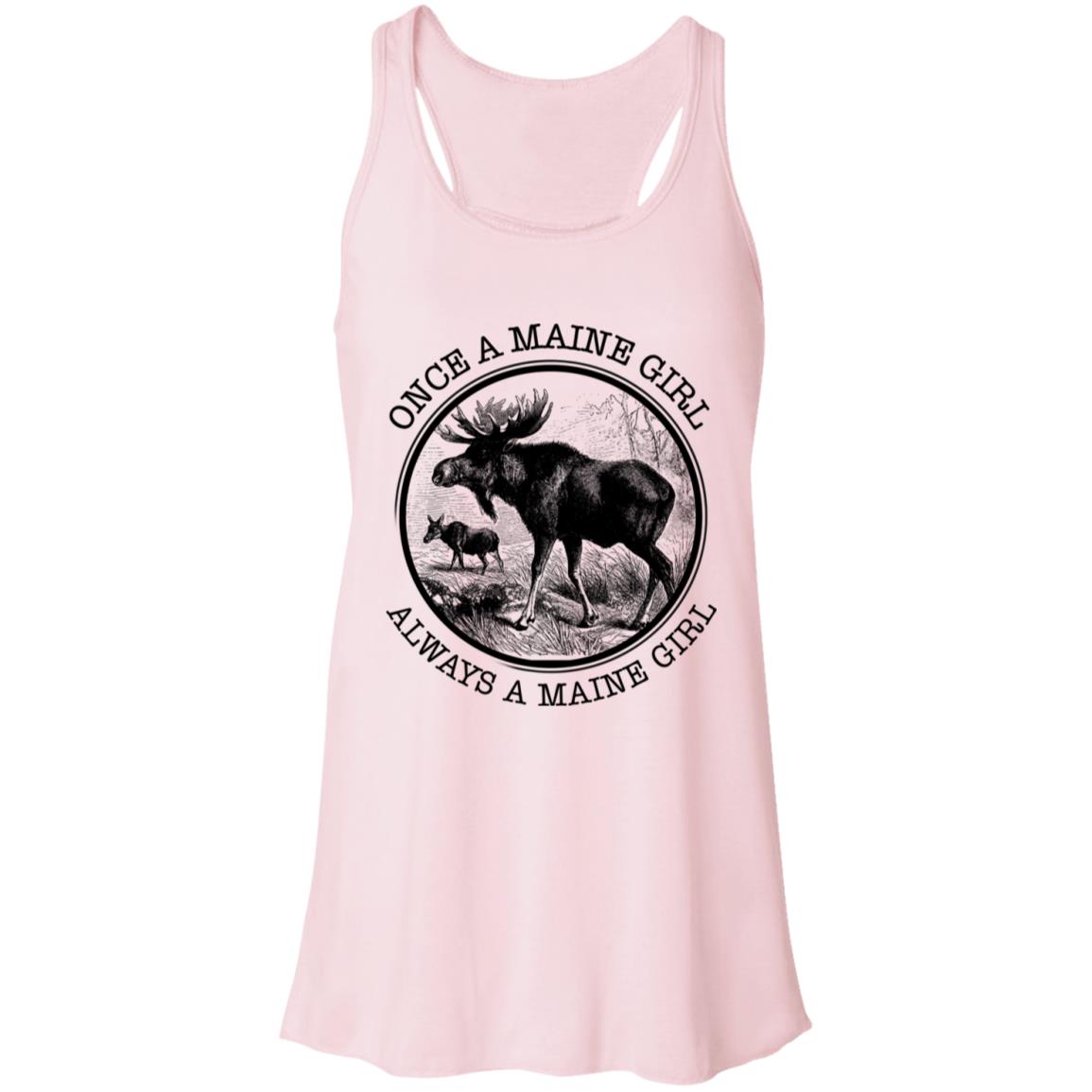 Once A Maine Girl Always A Maine Girl T-Shirt - T-shirt Teezalo