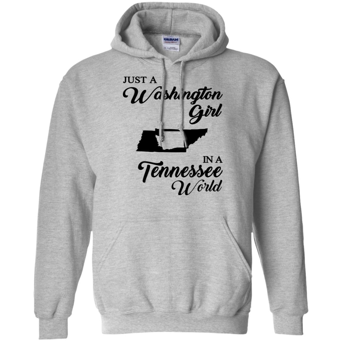 Just A Washington Girl In A Tennessee World T-Shirt - T-shirt Teezalo