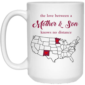 Minnesota New Mexico The Love Between Mother And Son Mug - Mug Teezalo