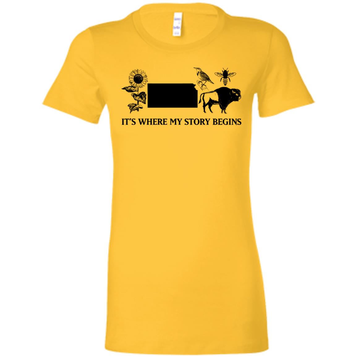 Kansas It's Where My Story Begins Hoodie - Hoodie Teezalo