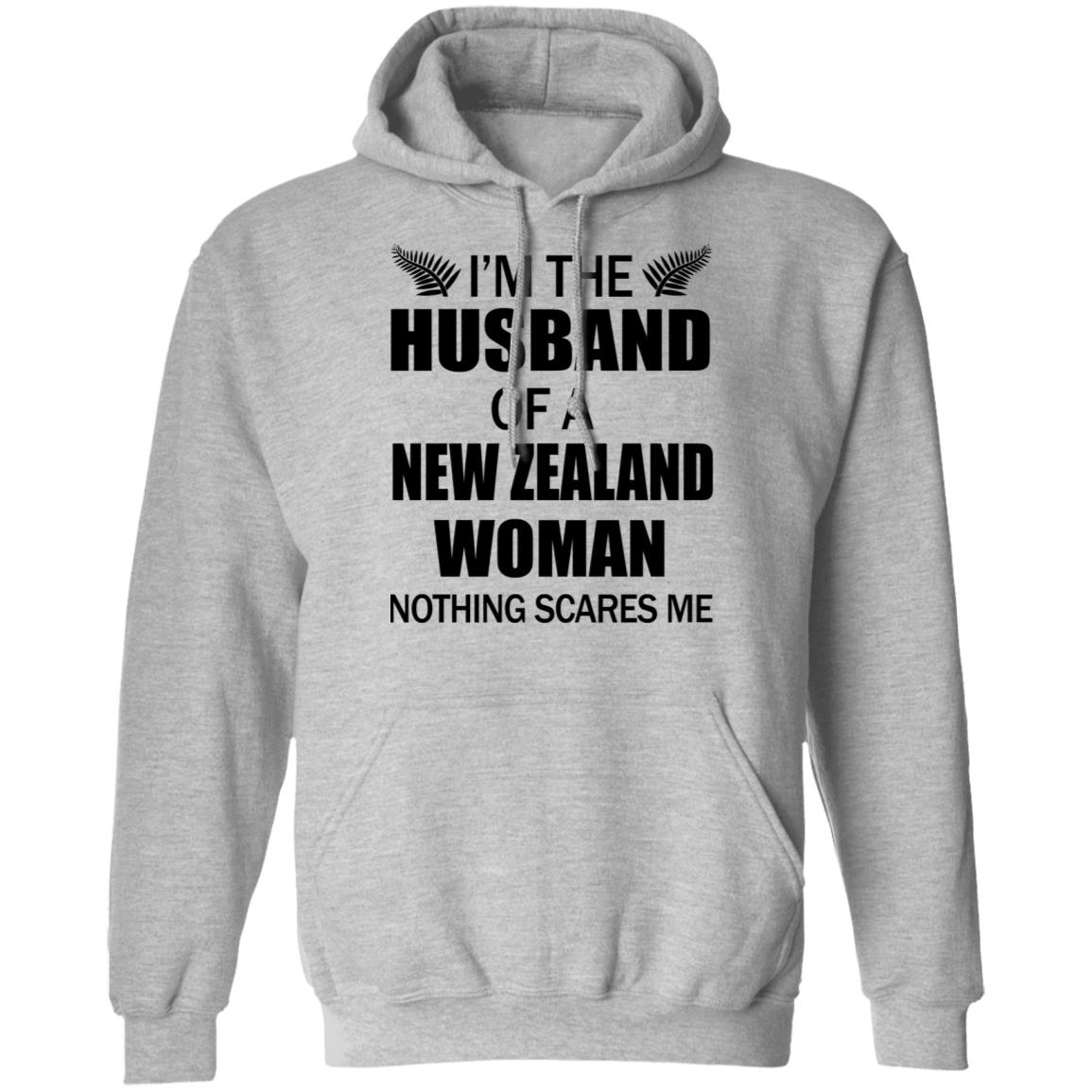 I'm The Husband Of A New Zealand Woman T-Shirt - T-shirt Teezalo