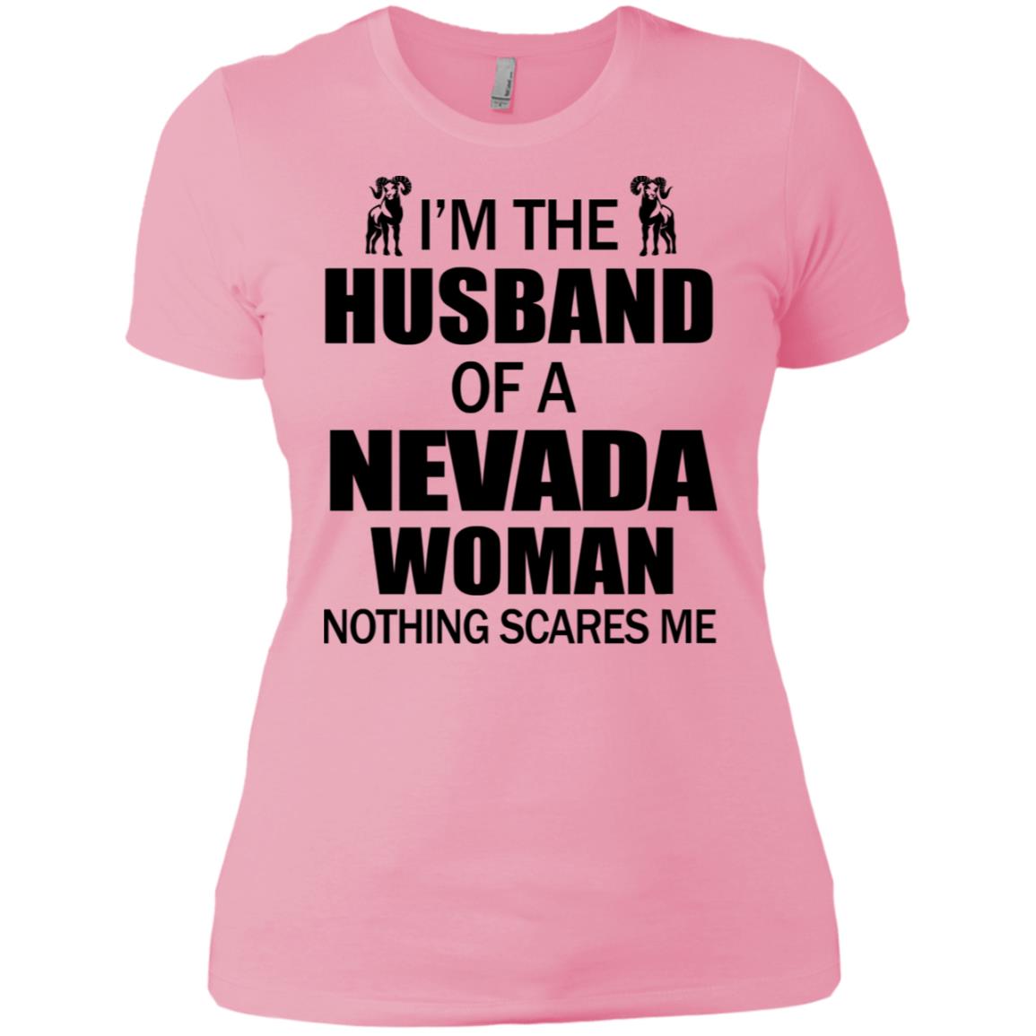 I'm The Husband Of A Nevada Woman T-Shirt - T-shirt Teezalo