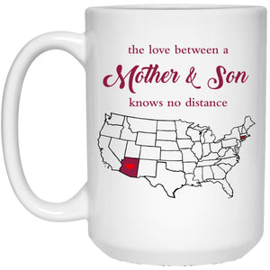 Connecticut Arziona The Love Between Mother And Son Mug - Mug Teezalo