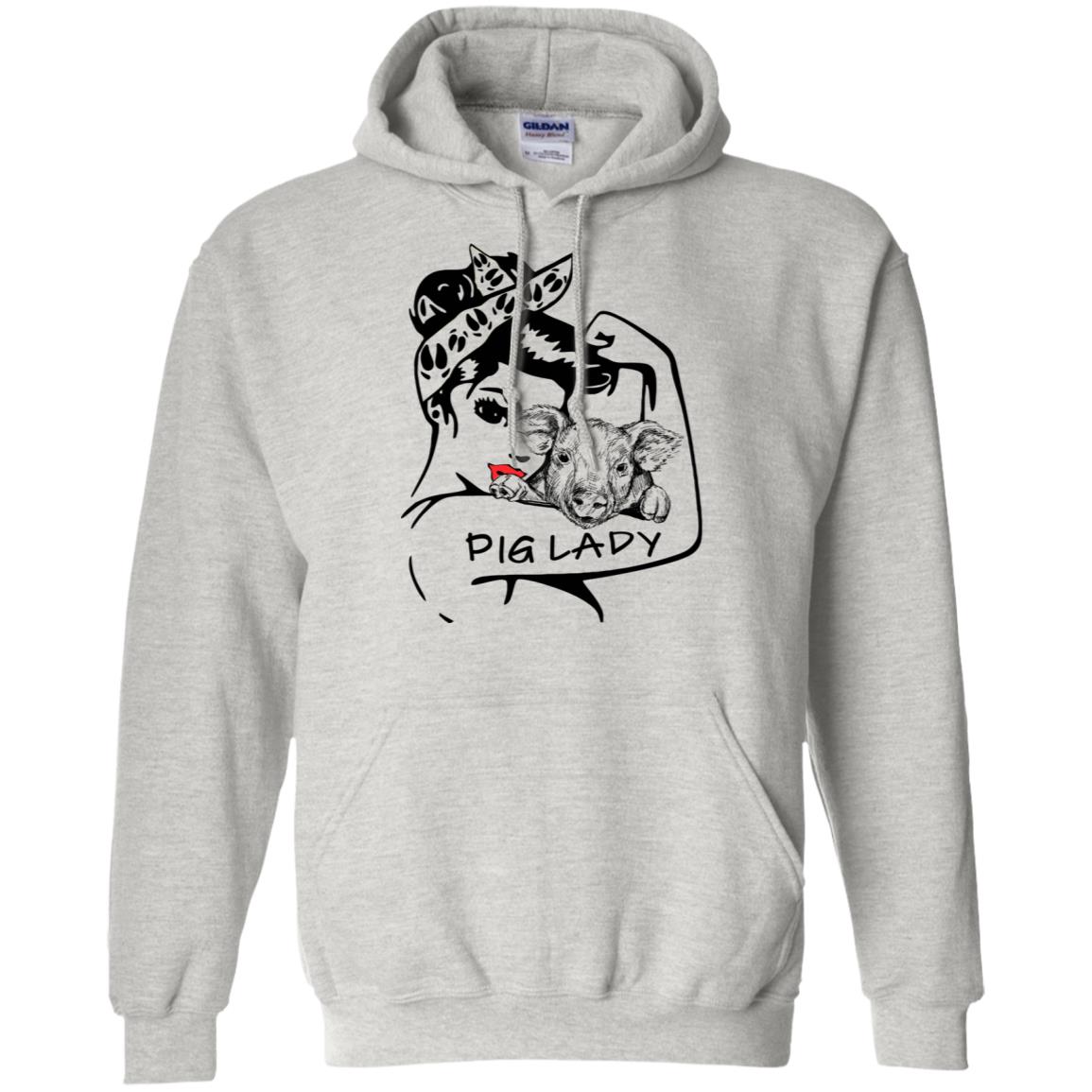 Pig Lady Hoodie - Hoodie Teezalo