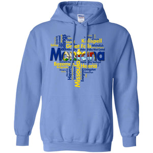 Montana City Heart T- Shirt - T-shirt Teezalo
