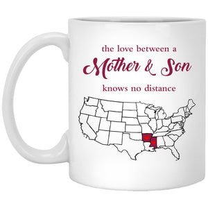 Arkansas Mississippi The Love Between Mother And Son Mug - Mug Teezalo
