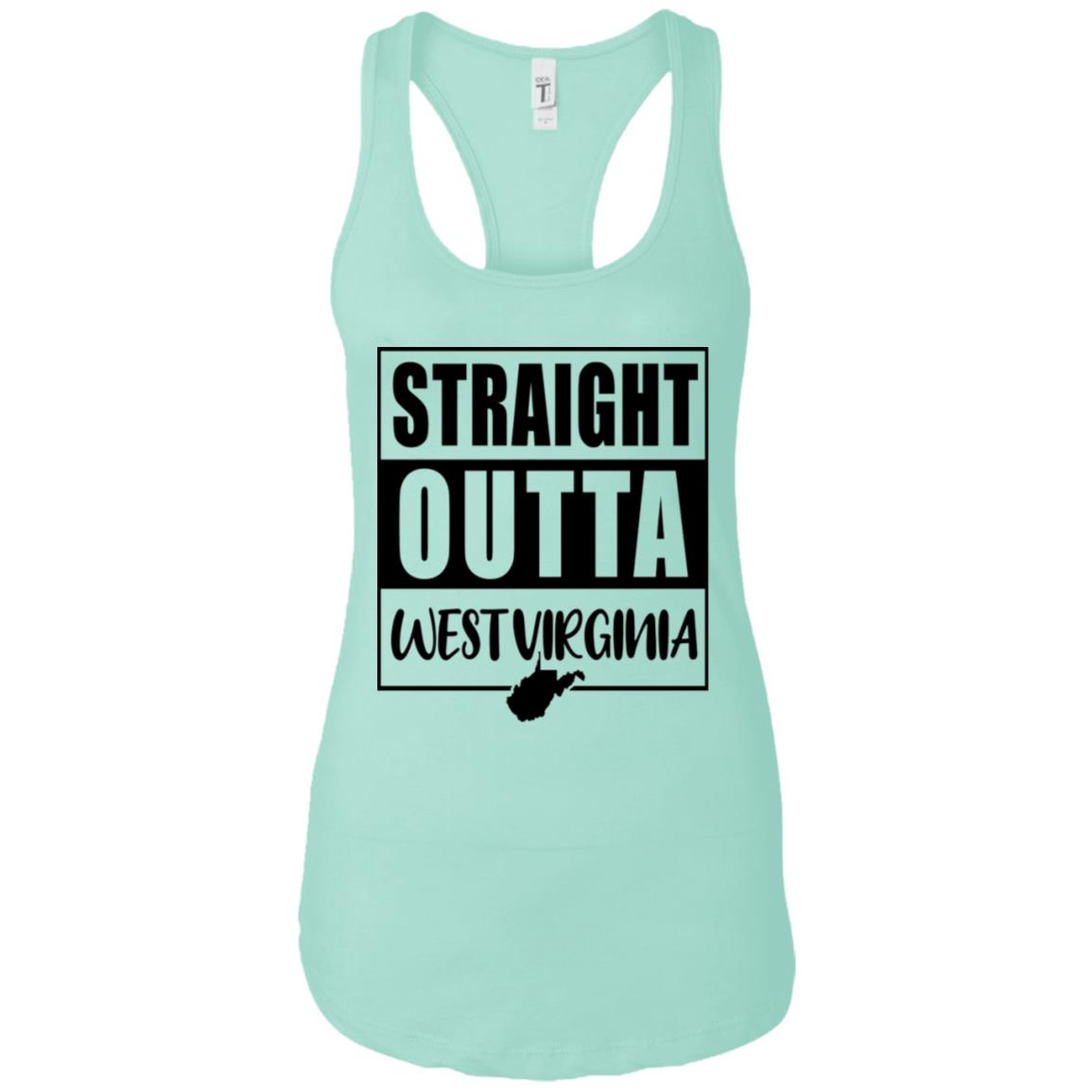 Straight Outta West Virginia T Shirt - T-shirt Teezalo