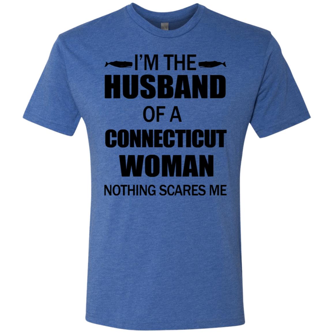 I'm The Husband Of A Connecticut Woman T Shirt - T-shirt Teezalo