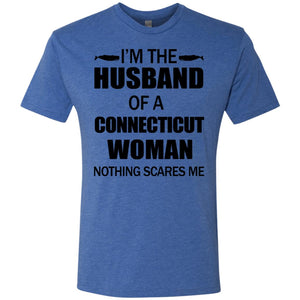 I'm The Husband Of A Connecticut Woman T Shirt - T-shirt Teezalo