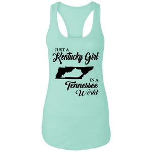 Just A Kentucky Girl In A Tennessee World T-Shirt - T-shirt Teezalo