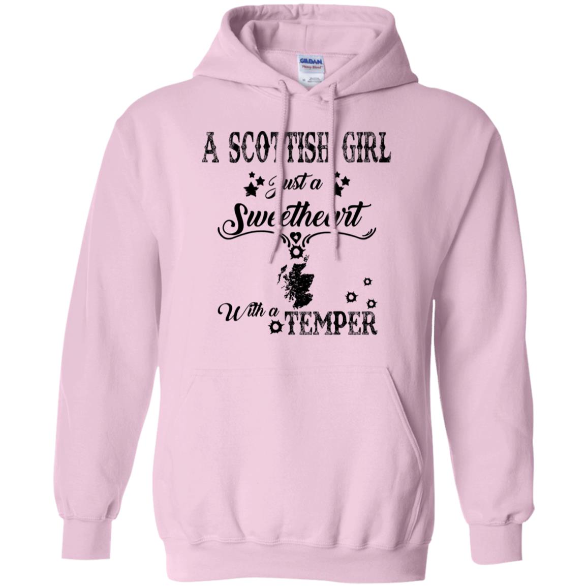 Scottish Girl Just A Sweetheart With A Temper T-Shirt - T-shirt Teezalo