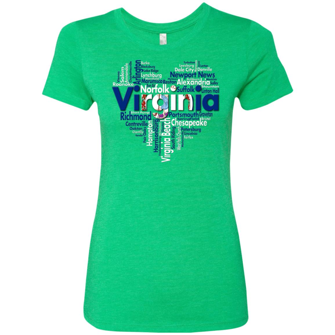 Virginia City Heart T-Shirt - T-shirt Teezalo