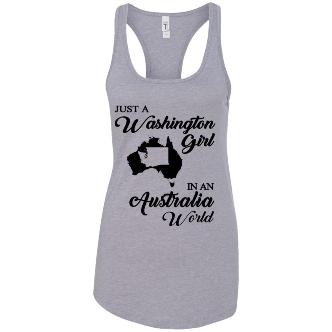 Just A Washington Girl In An Australia World T-Shirt - T-shirt Teezalo