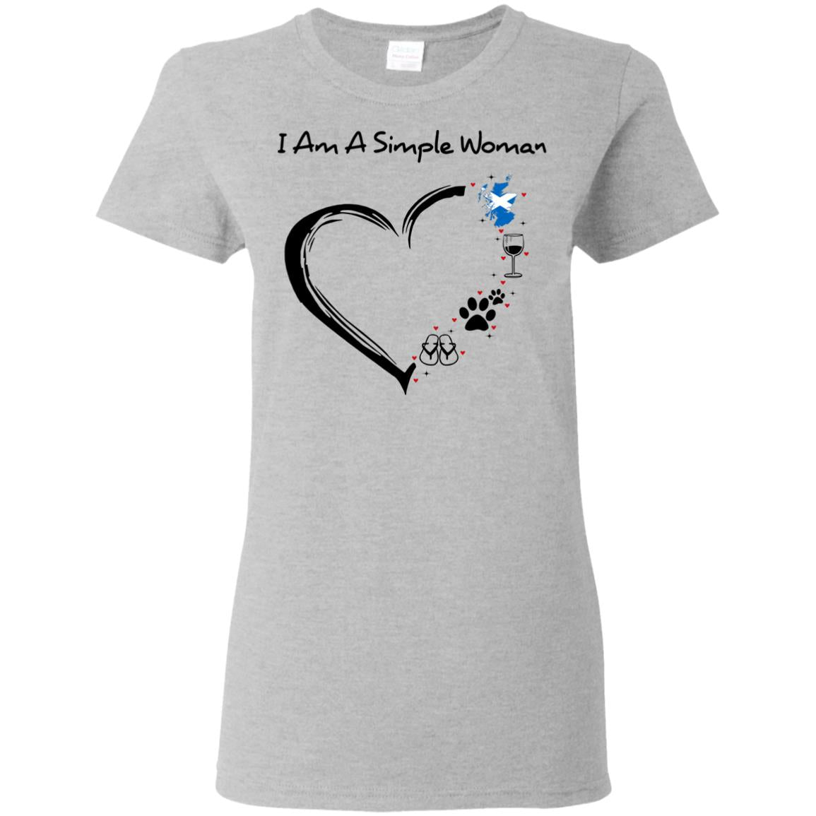 Scotland I Am A Simple Woman Hoodie - Hoodie Teezalo