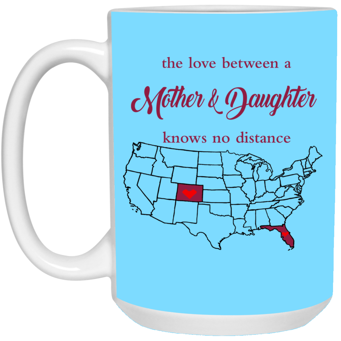 Colorado FloridaThe Love Mother And Son Mug - Mug Teezalo