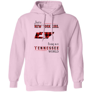 Just A New York Girl Living In Tennessee World T-Shirt - T-shirt Teezalo