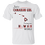 Just A Canadian Girl Living In A Hawaii World T-Shirt - T-shirt Teezalo
