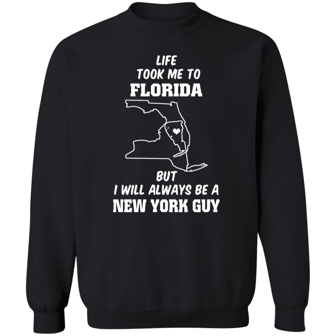 Life Took Me To Florida Always Be A New York Guy T-Shirt - T-shirt Teezalo
